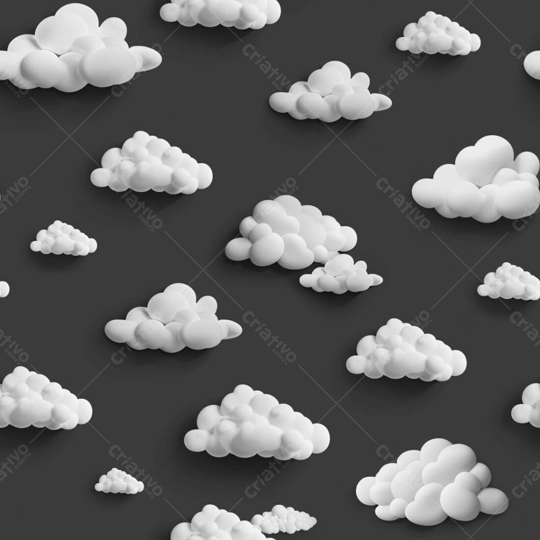 Textura Nuvens Brancas para Fundo