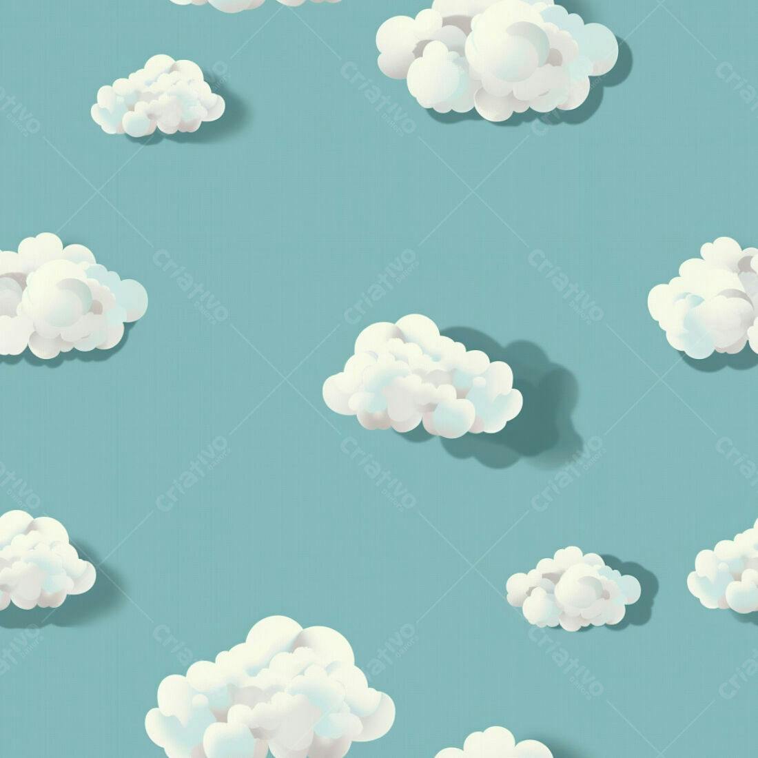 Textura Nuvens Claras para Fundo