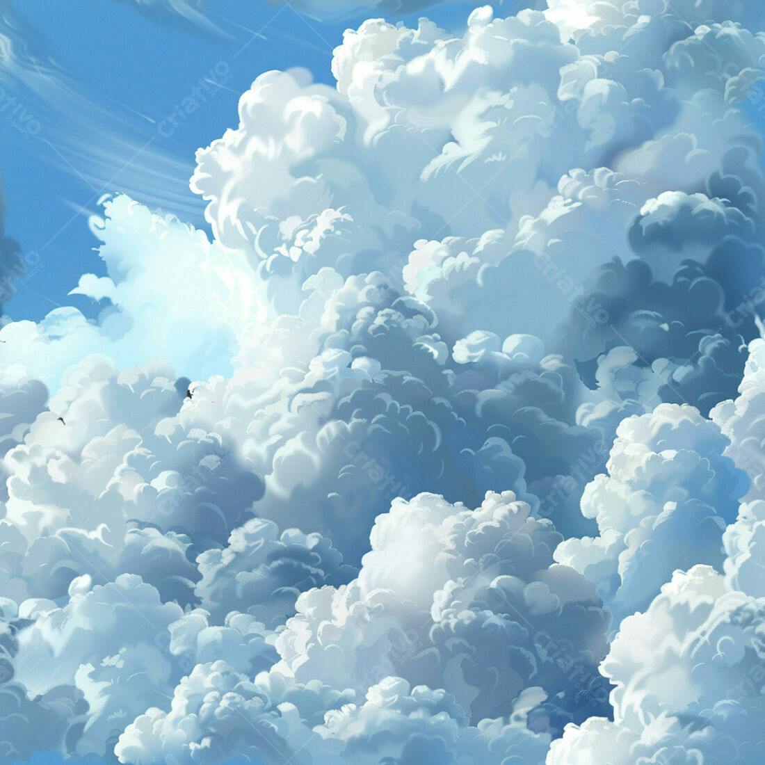 Textura Nuvem para Fundo Céu