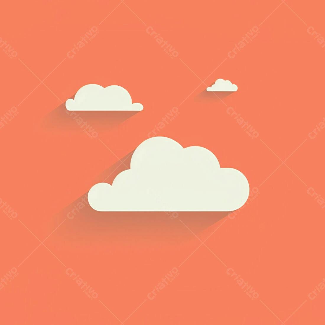 Textura Nuvem Simples para Fundo