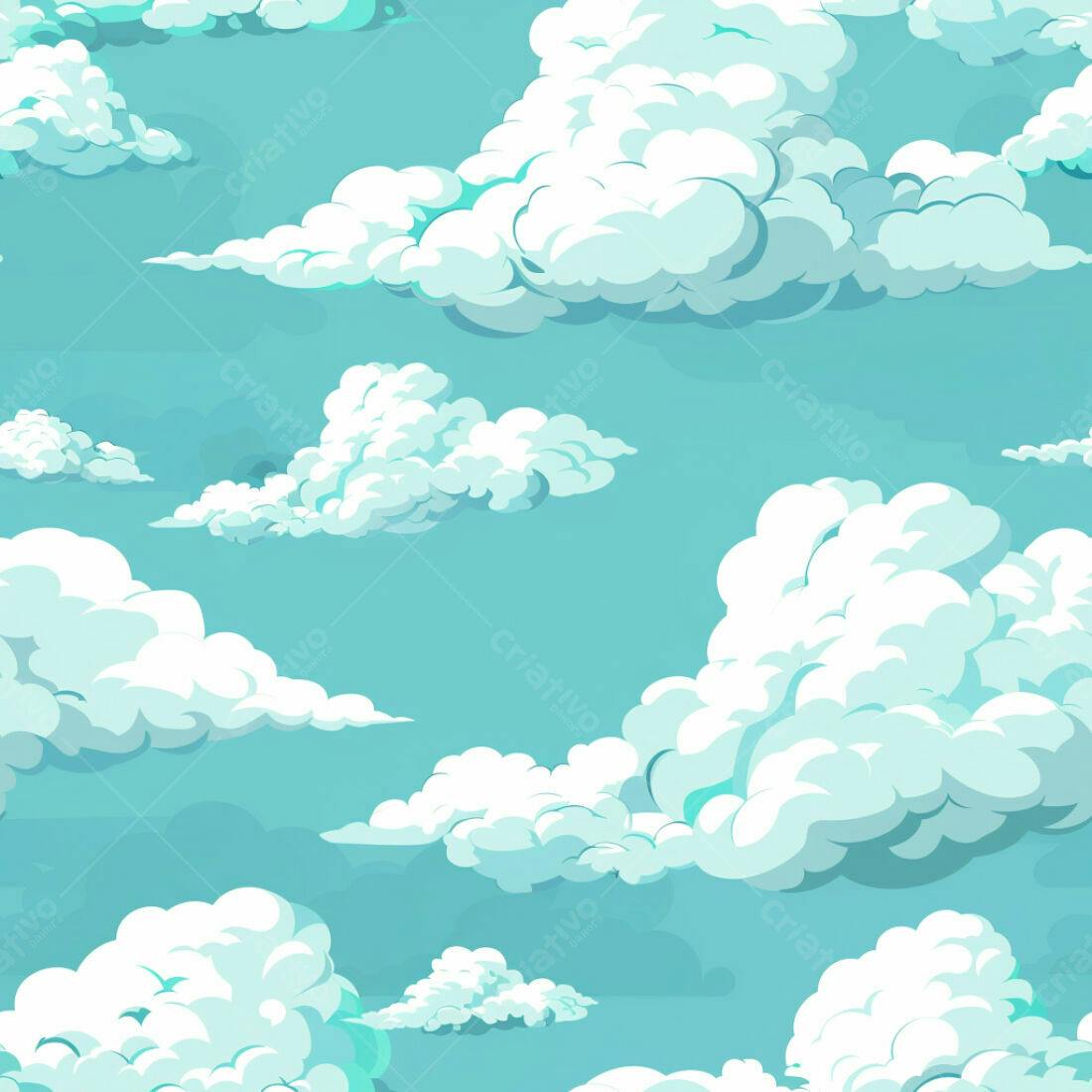 Textura céu azul com nuvens para fundo