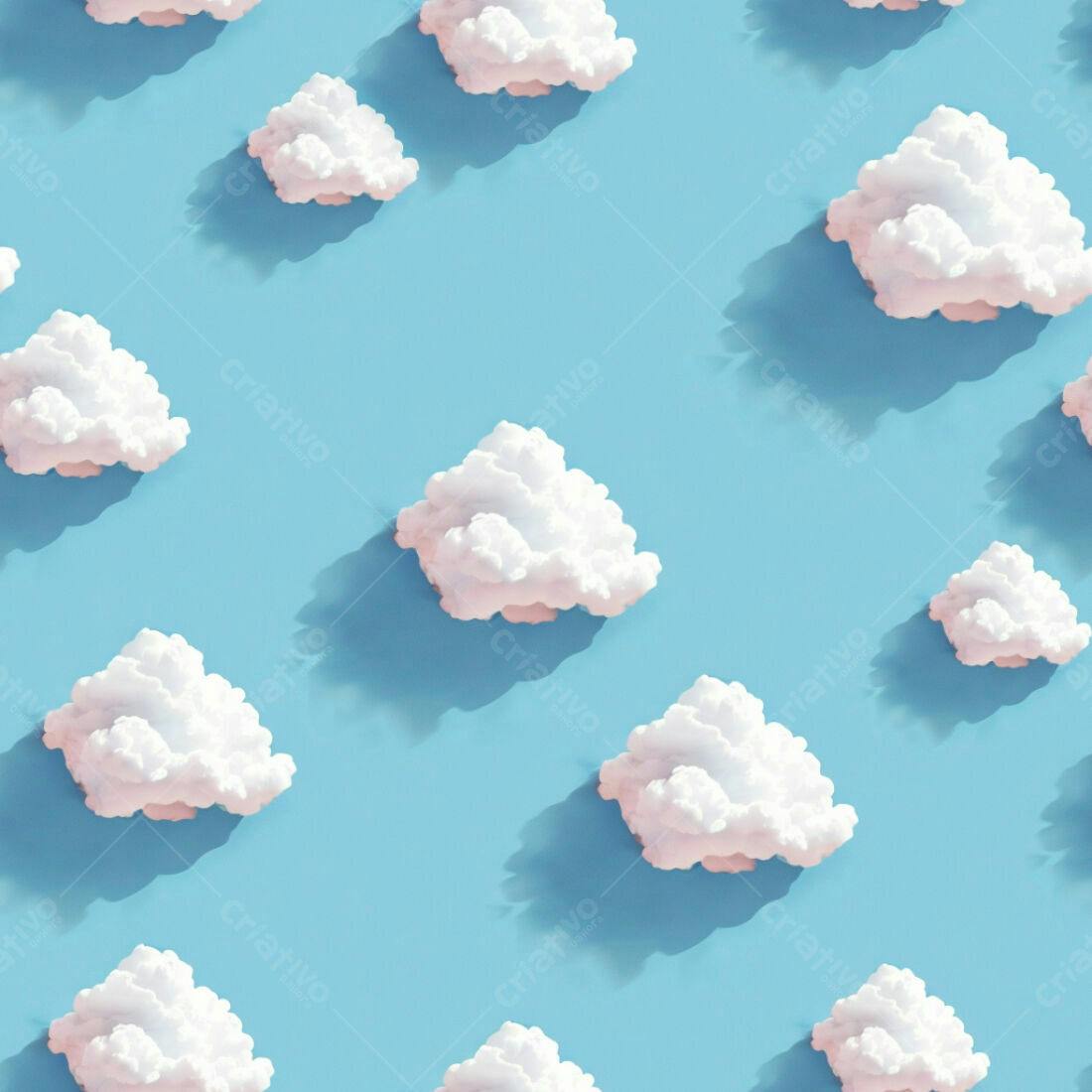 Textura Nuvem Branca para Fundo