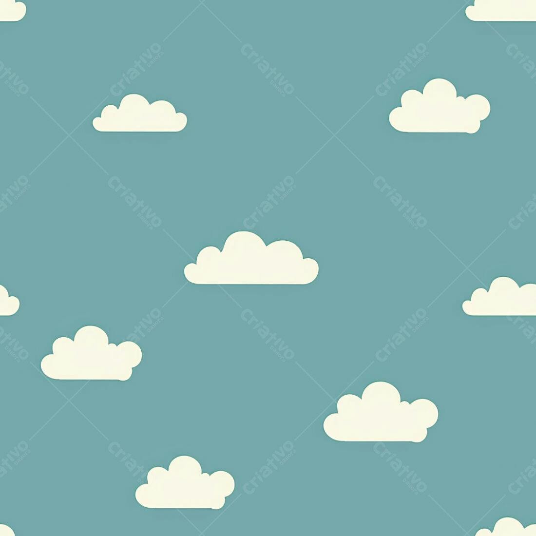 Textura Nuvem Branca para Fundo Infantil