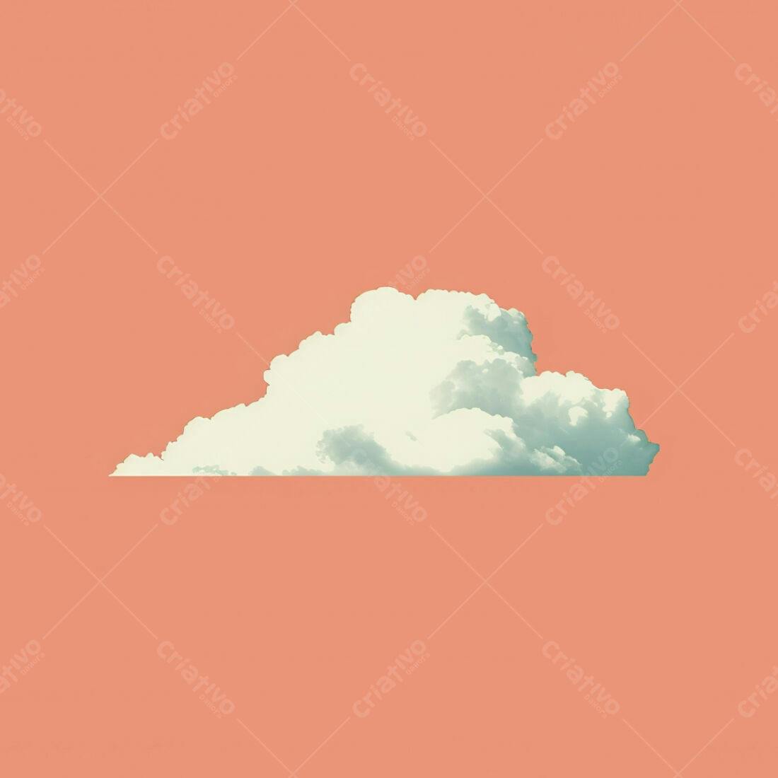 Textura Nuvem para Fundo Pastel