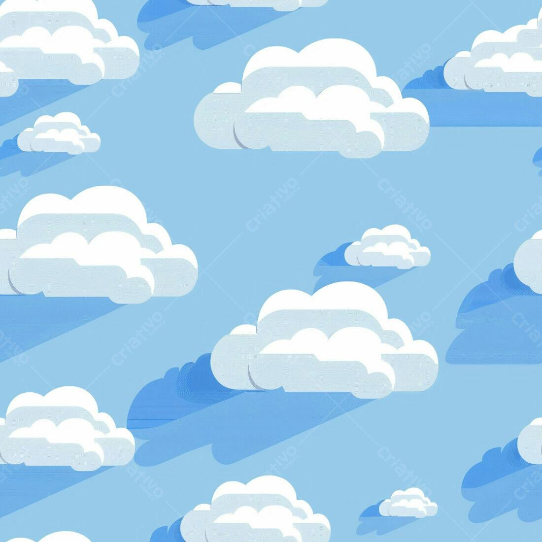 Textura céu azul com nuvens para fundo