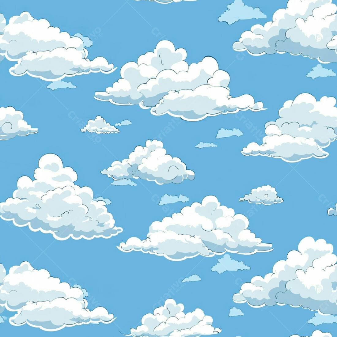 Textura céu com nuvens para fundo
