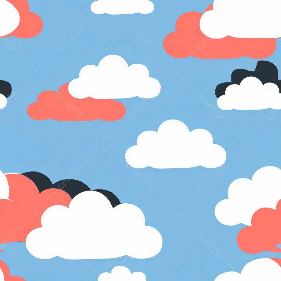 Textura Nuvens Coloridas para Fundo