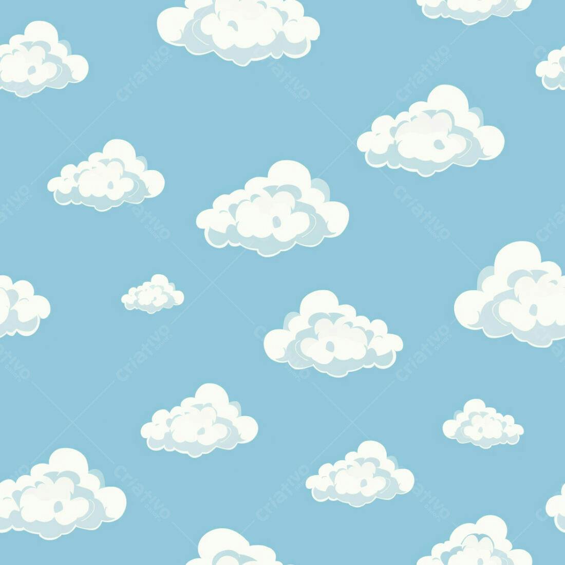 Textura Nuvens para Fundo Infantil