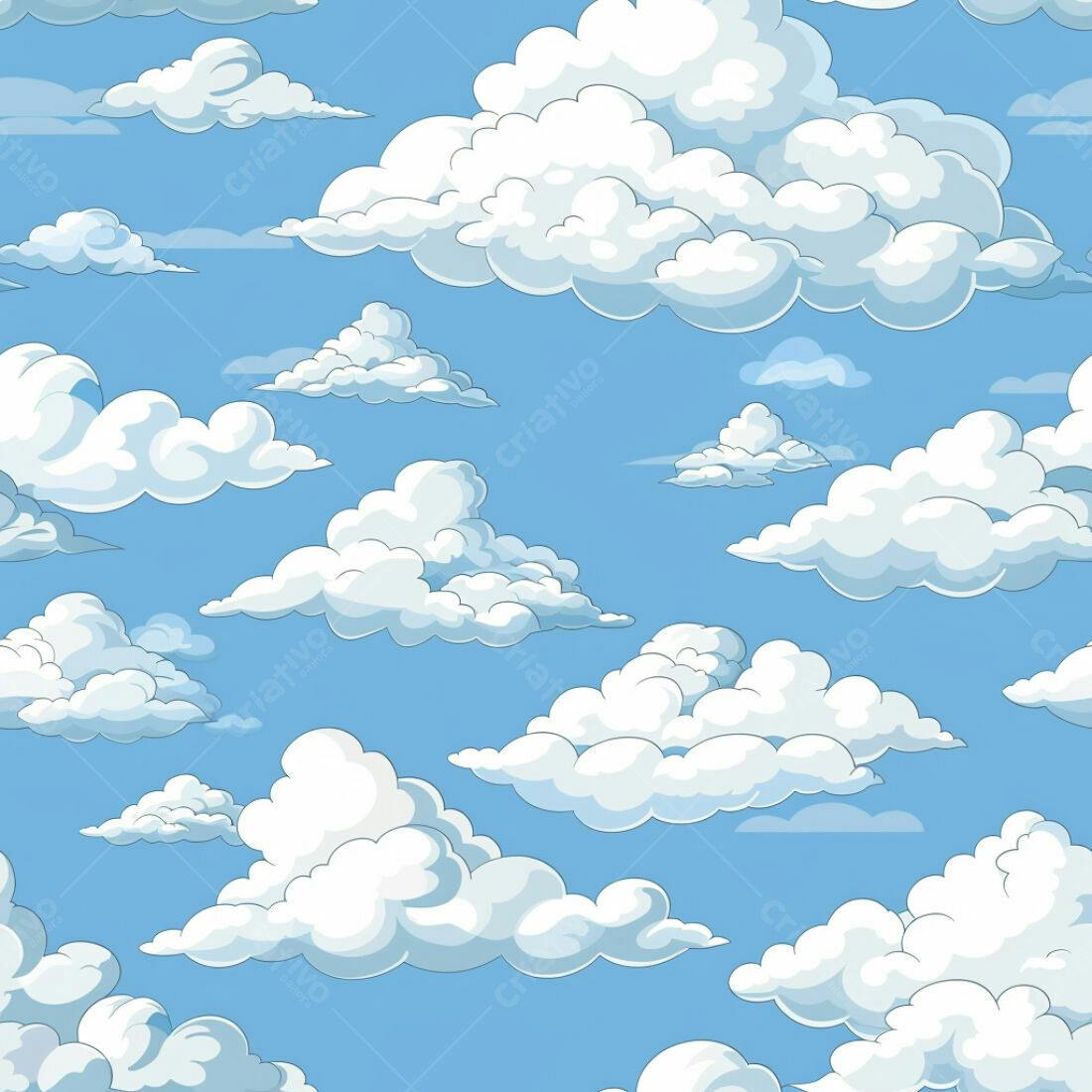 Textura céu com nuvens para fundo