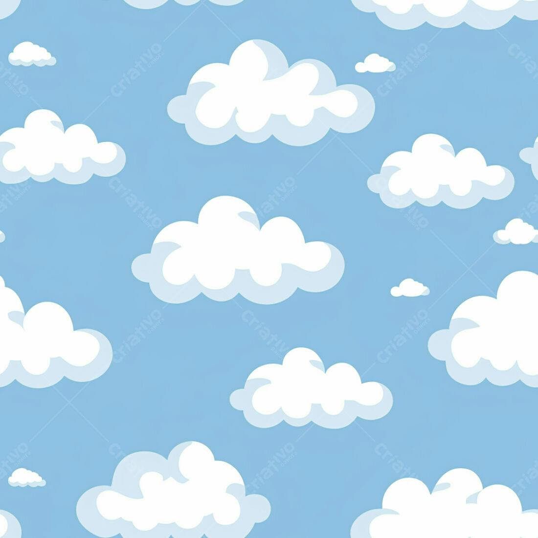 Textura céu azul com nuvens para fundo