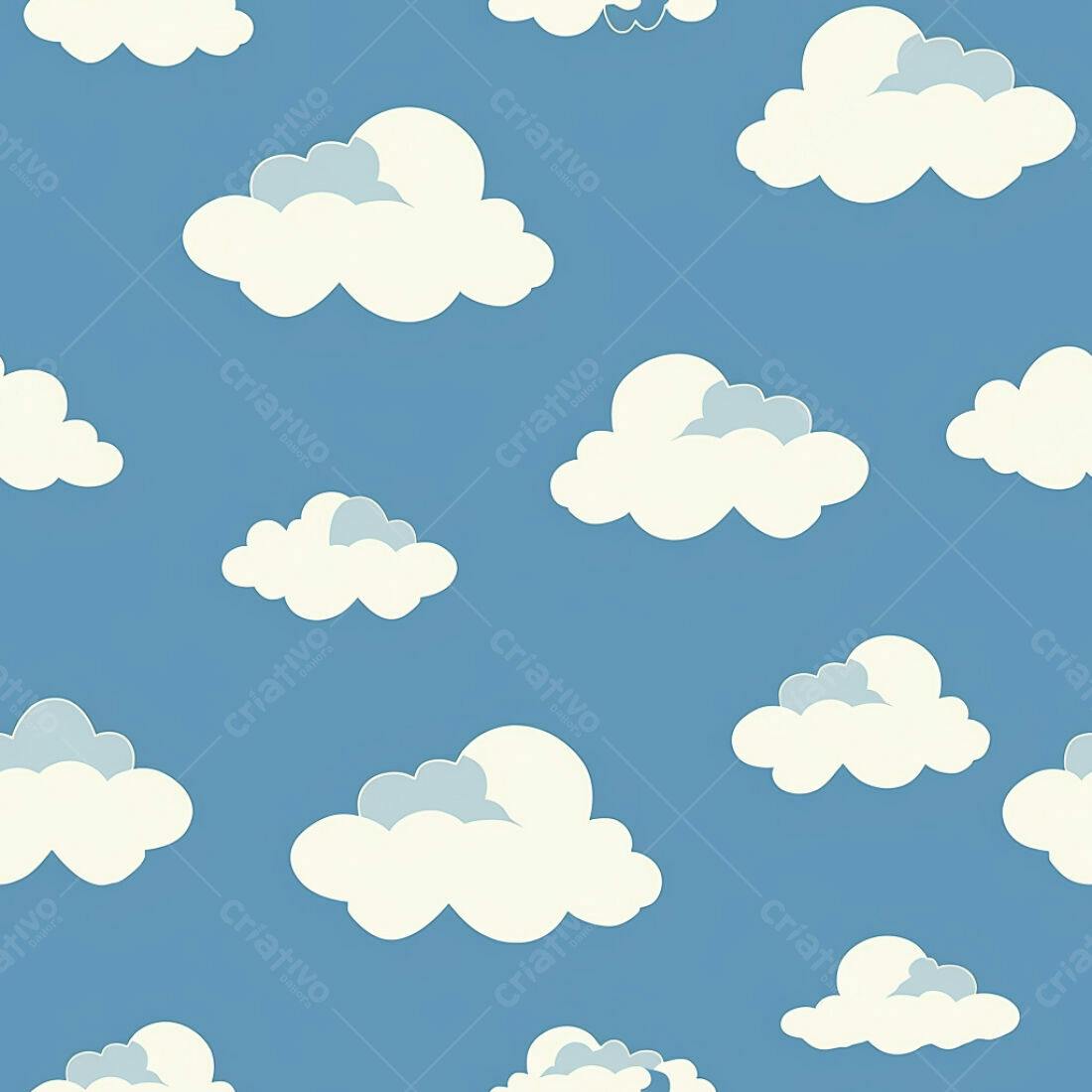 Textura céu azul com nuvens para fundo