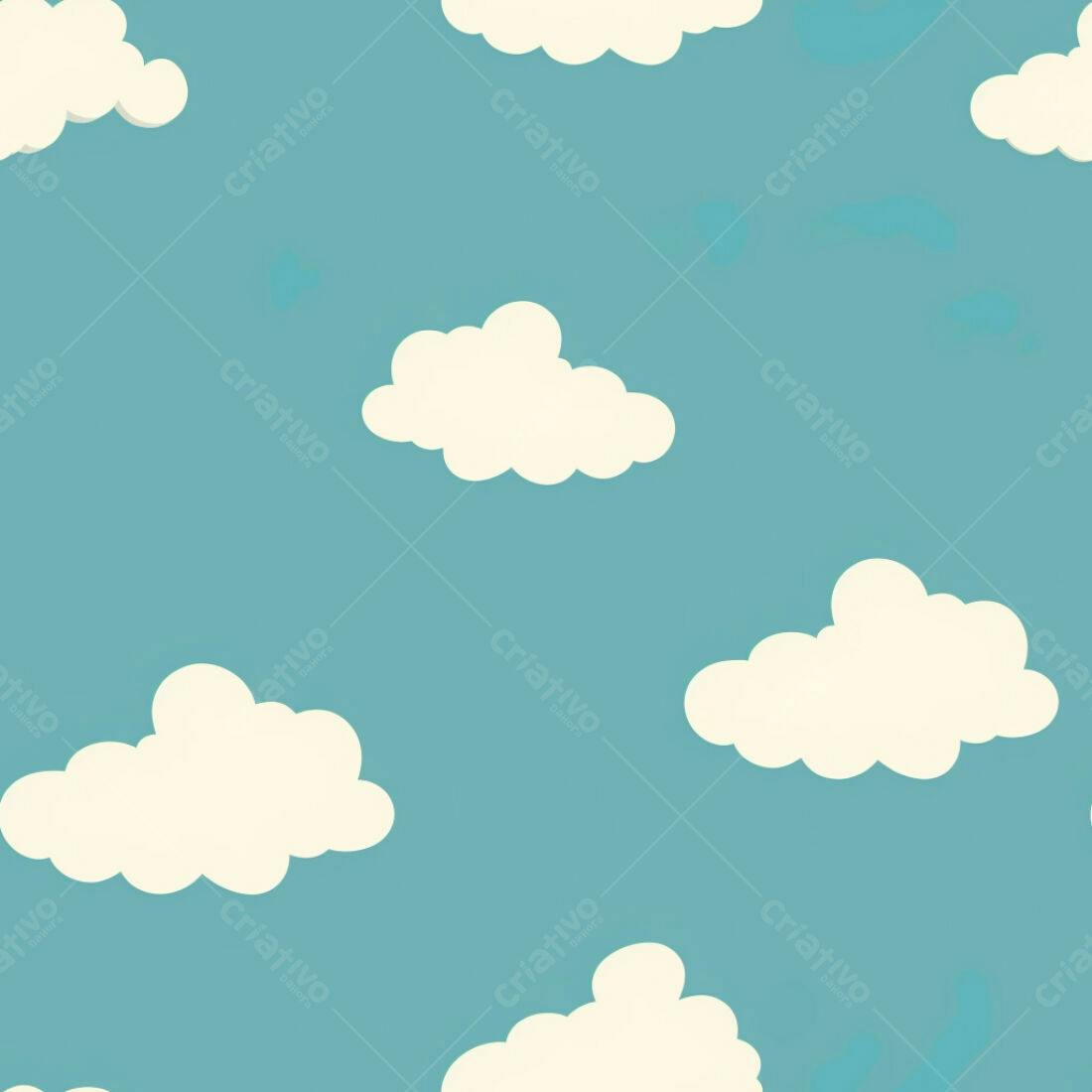 Textura Nuvens para Fundo Infantil