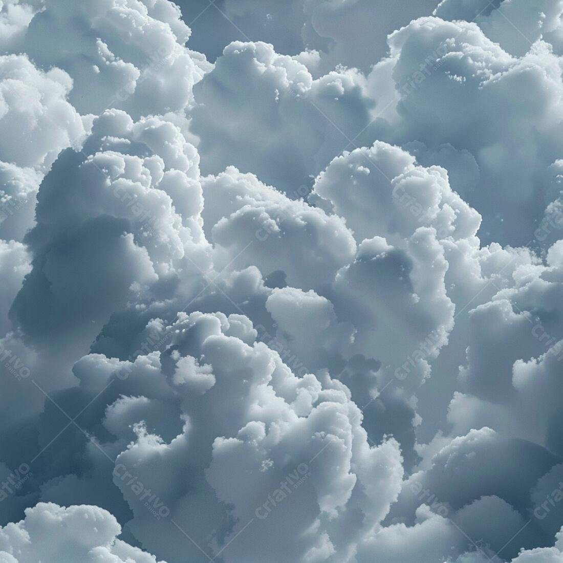 Textura Nuvens Cinza para Fundo