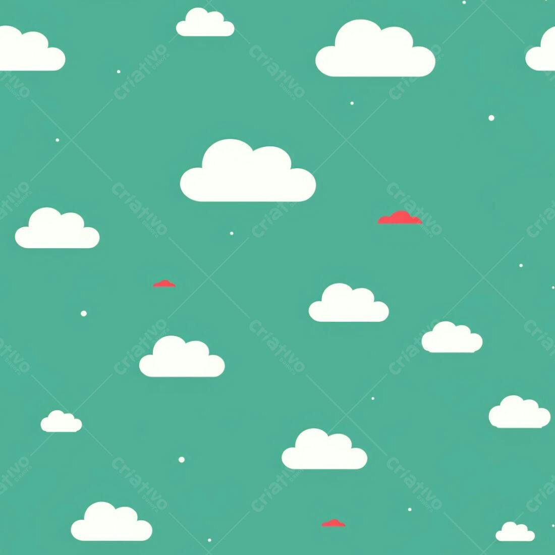 Textura céu com nuvens brancas para fundo