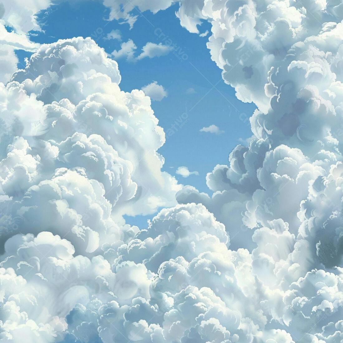 Textura Céu Nublado para Fundo