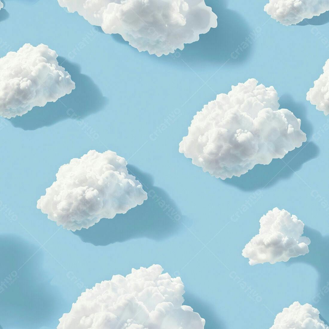 Textura Nuvens Brancas para Fundo