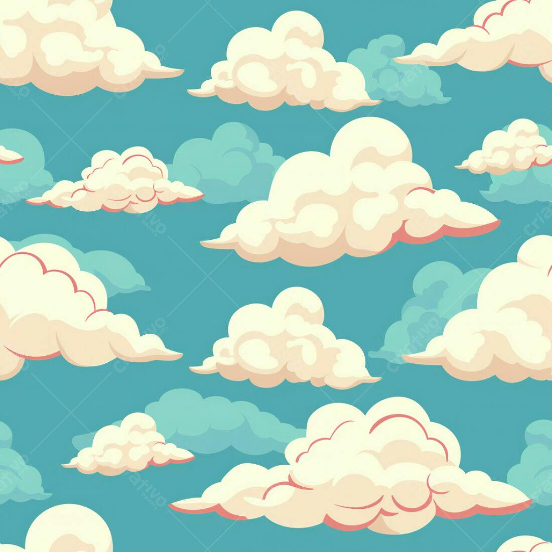 Textura Nuvens Desenho para Fundo