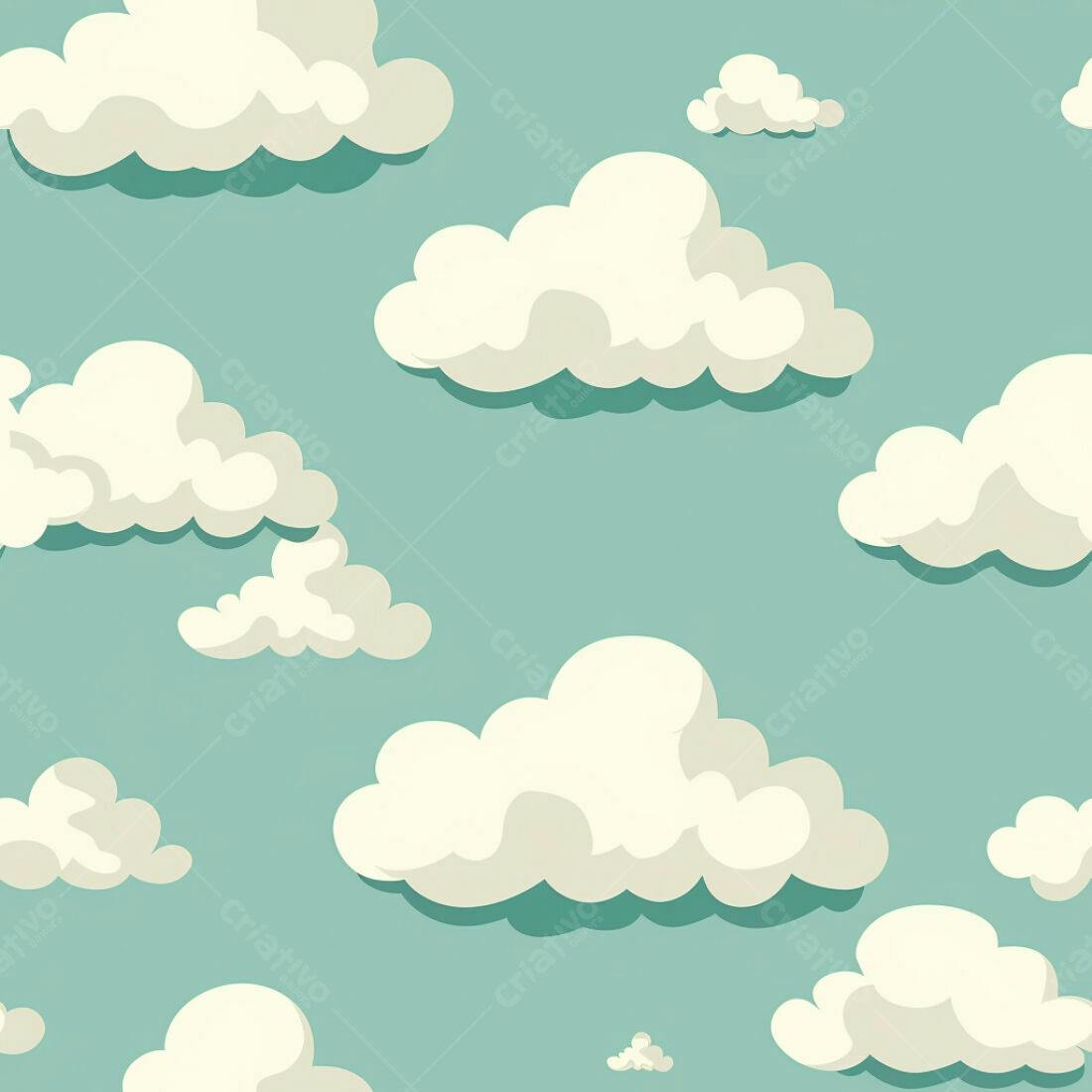 Textura Nuvens para Fundo Infantil