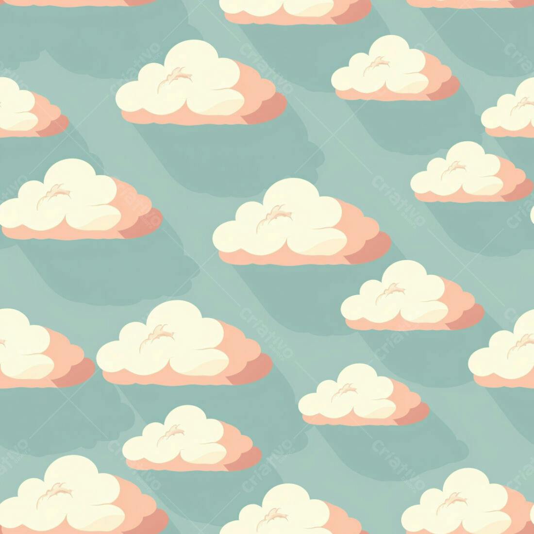 Textura Nuvens Pastel para Fundo