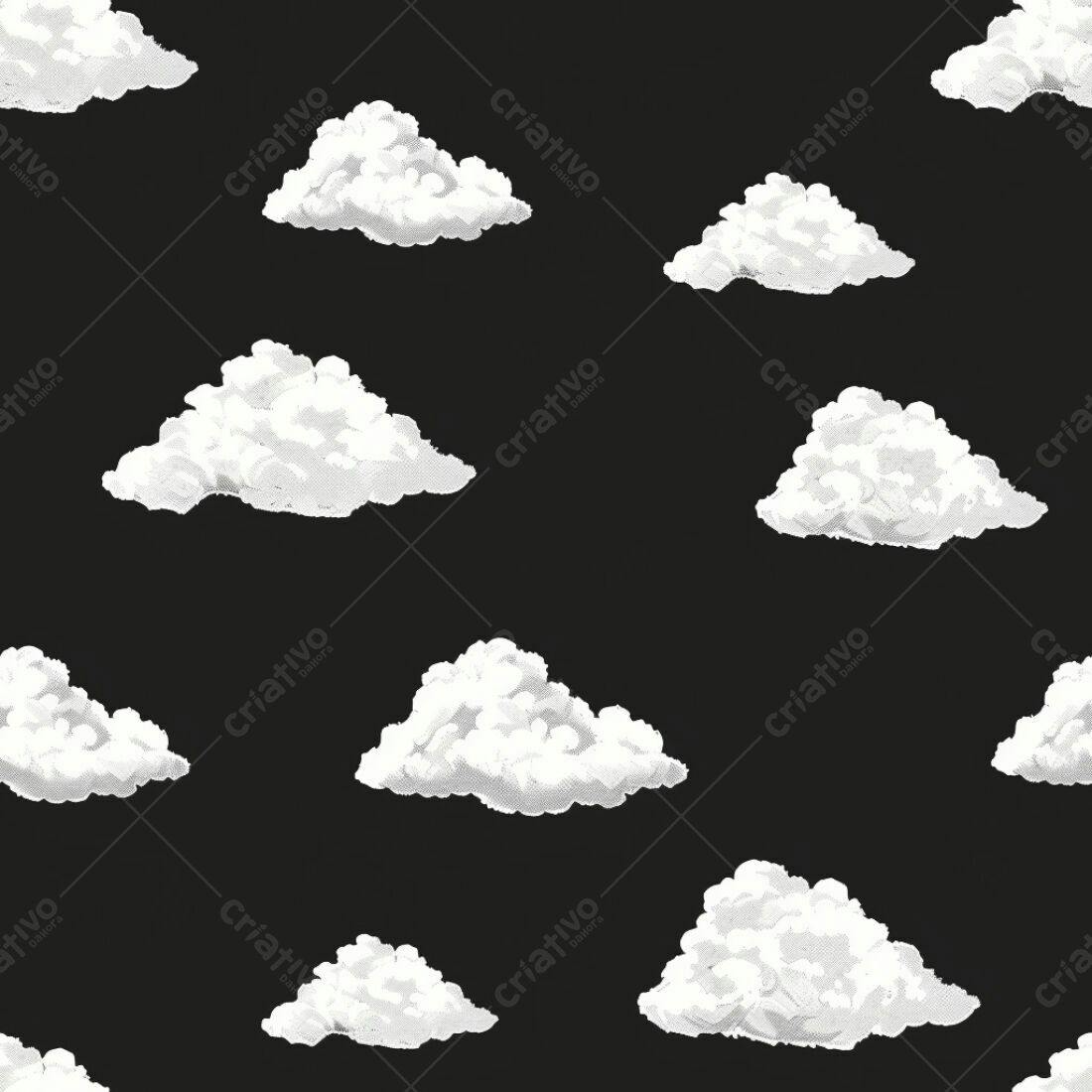Textura Nuvens Brancas para Fundo
