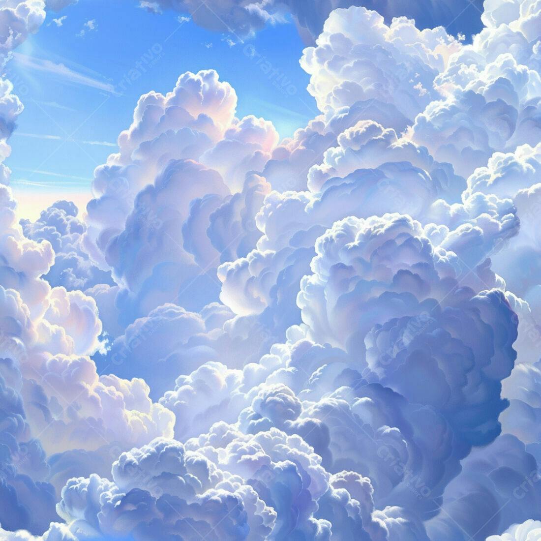 Textura céu nublado para fundo de jogo
