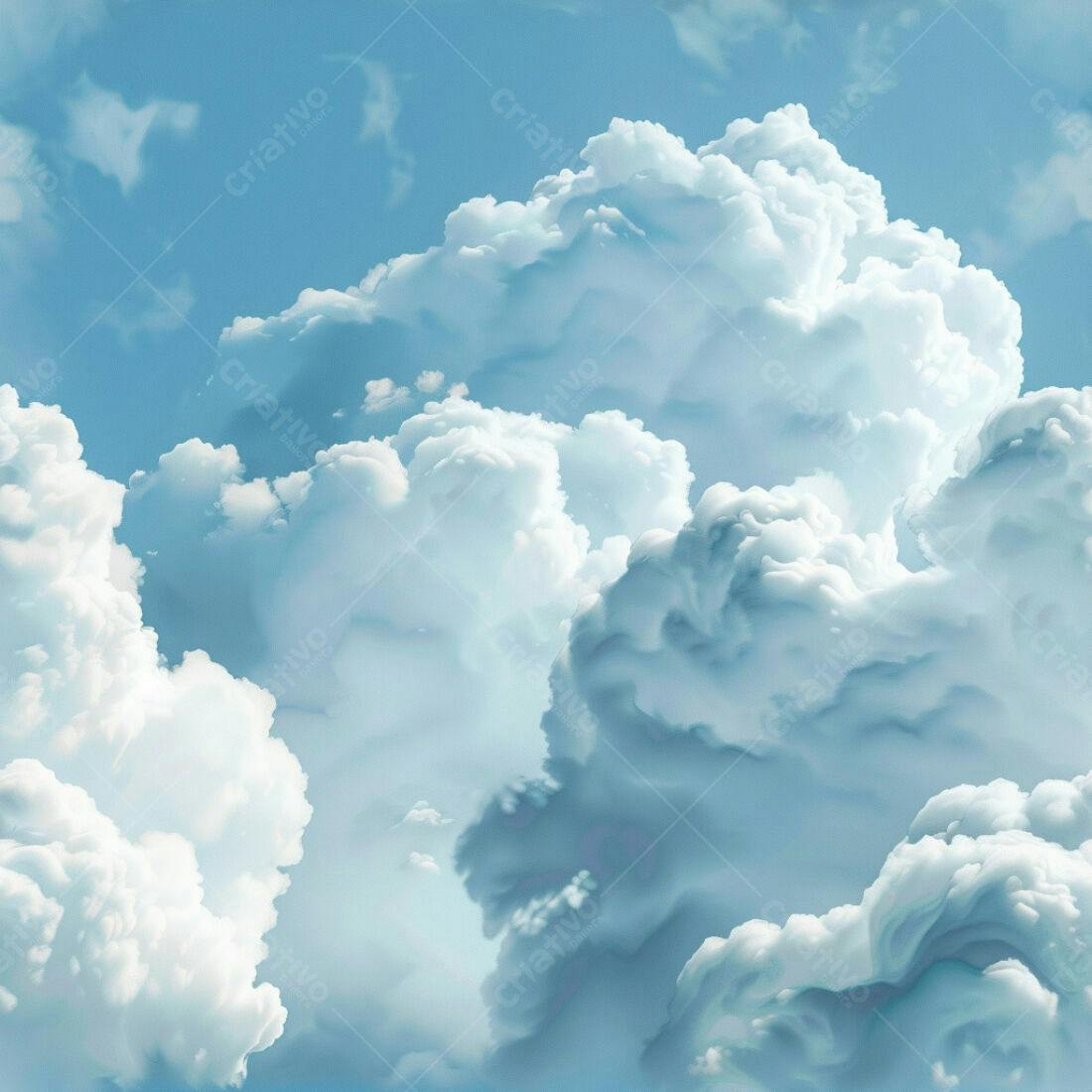 Textura Nuvens Claras para Fundo