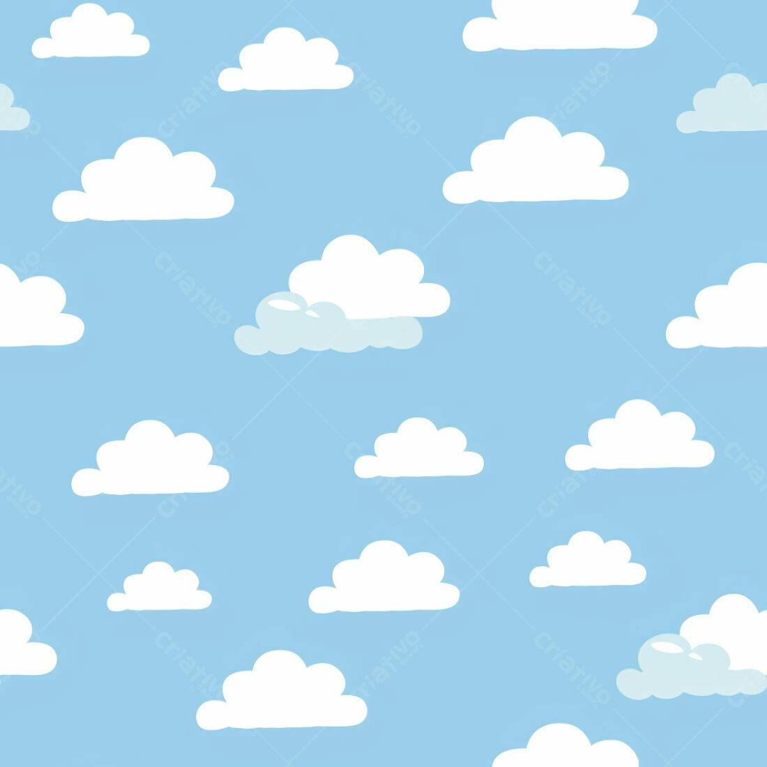 Textura céu azul com nuvens para fundo