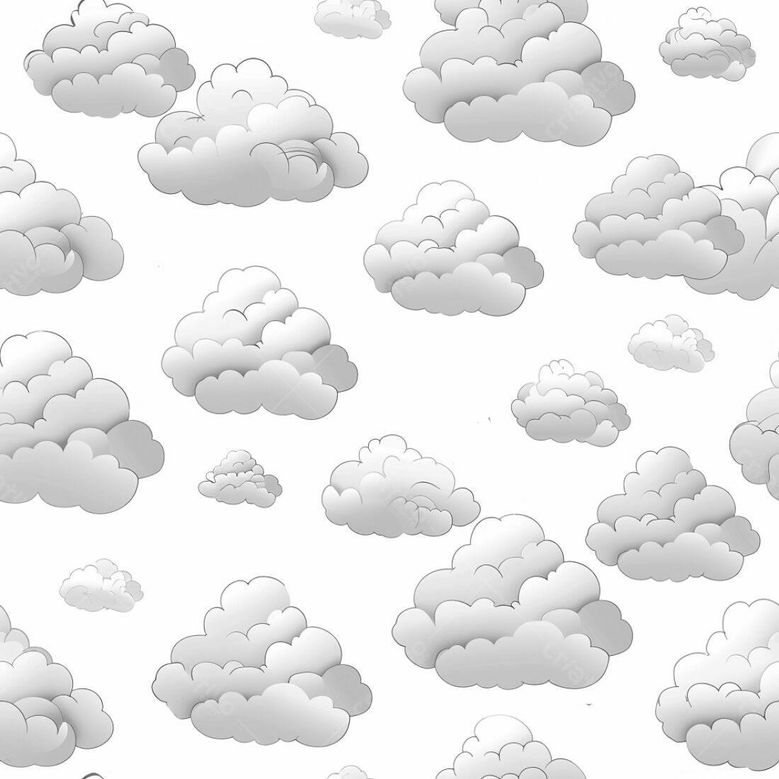 Textura Nuvens Cinza para Fundo