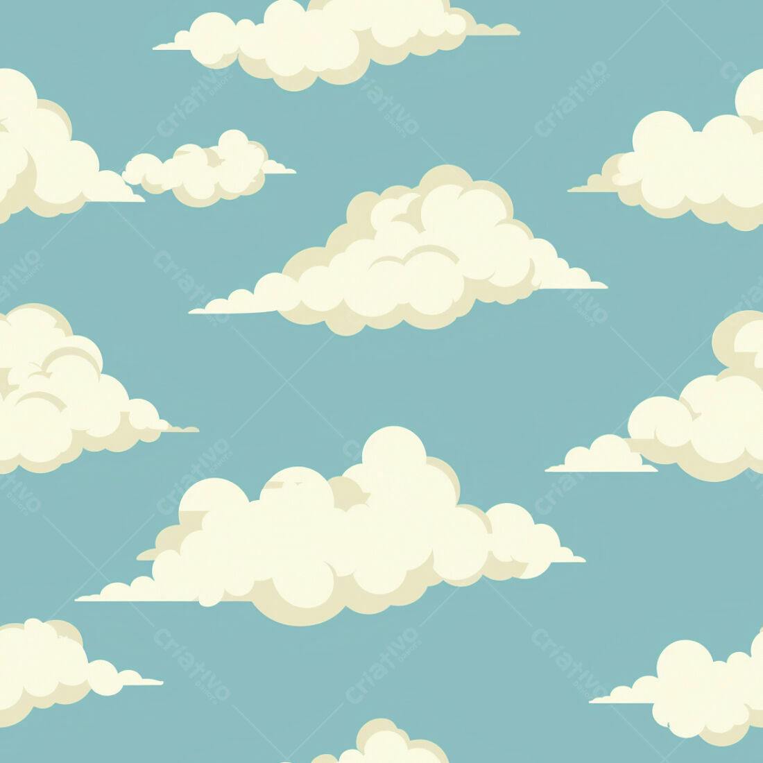 Textura Nuvens para Fundo Pastel