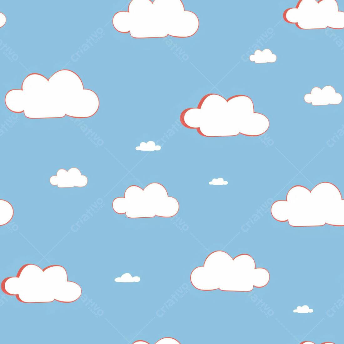 Textura Nuvens para Fundo Infantil