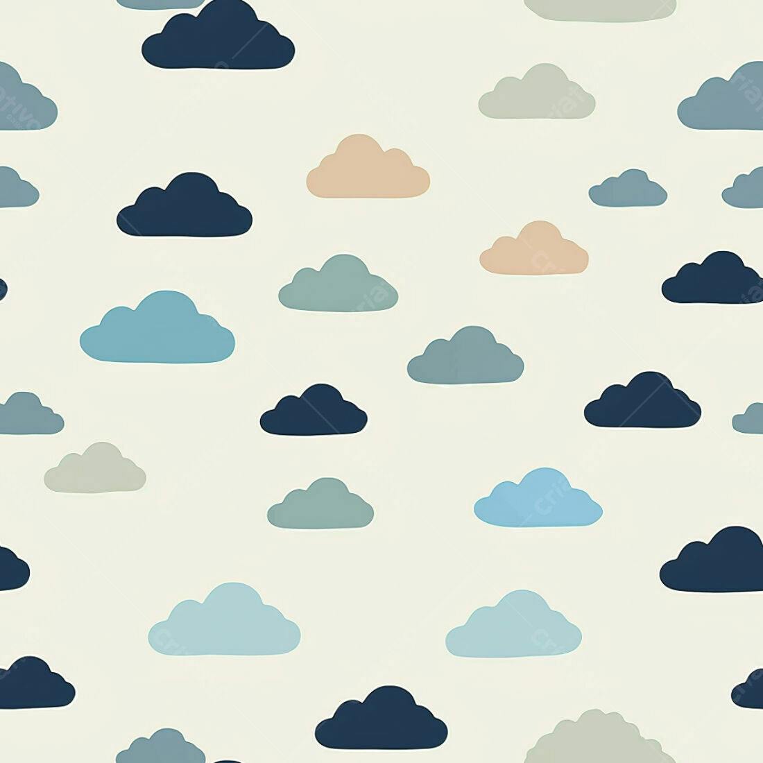 Textura Nuvens Pastel para Fundo