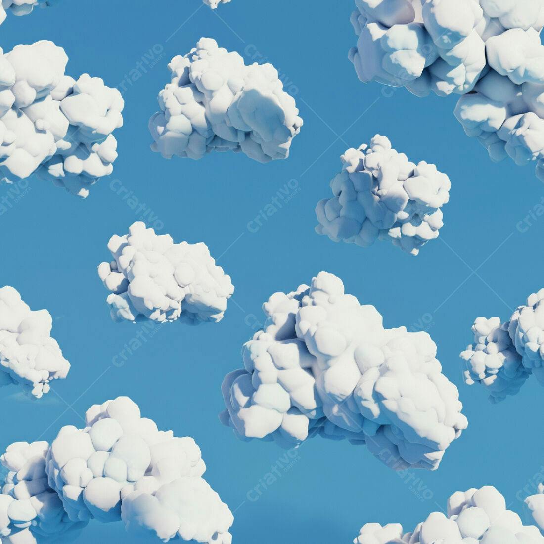 Textura Nuvem Branca para Fundo