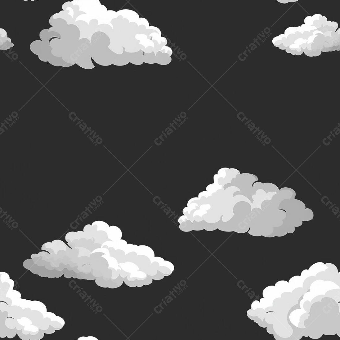 Textura Nuvens Brancas para Fundo