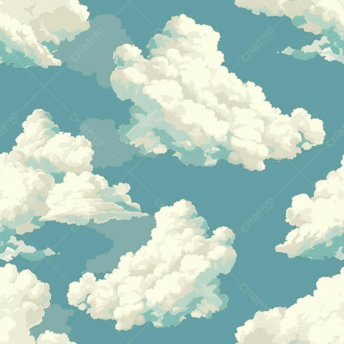 Textura Nuvens para Papel de Parede