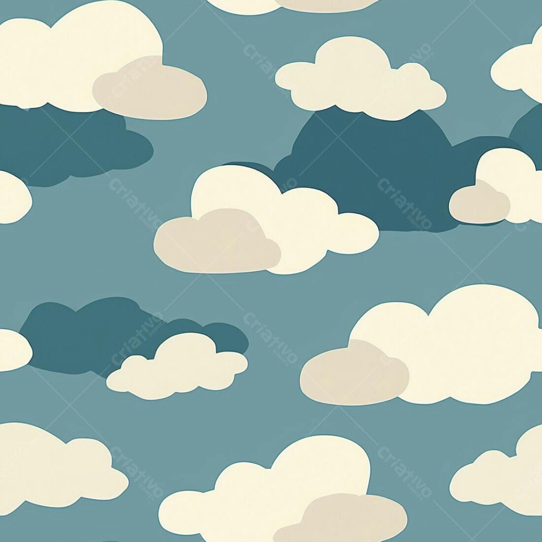 Textura Nuvens Pastel para Fundo