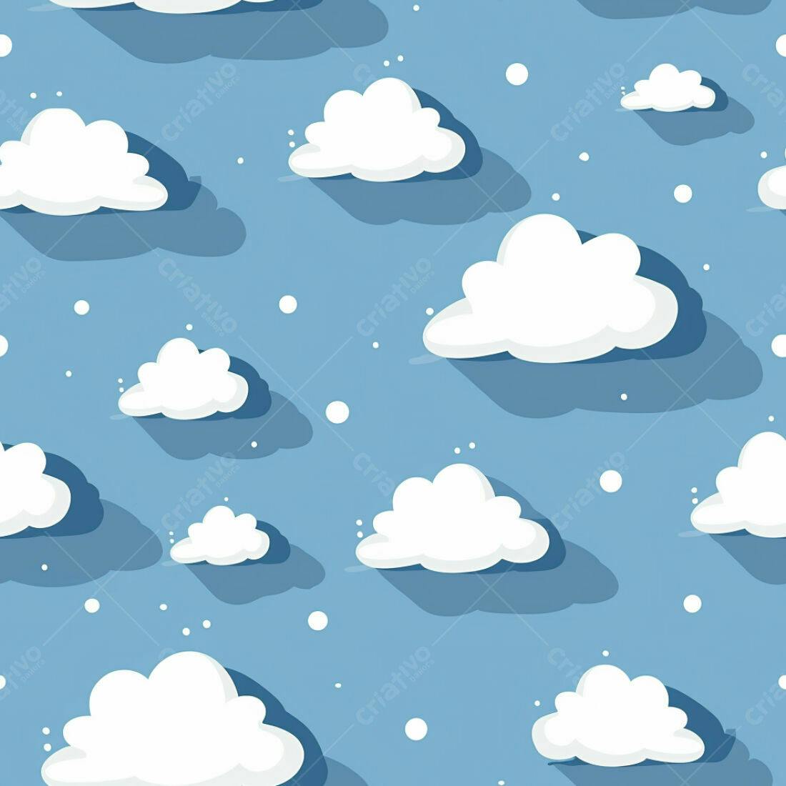 Textura Nuvens para Fundo Infantil