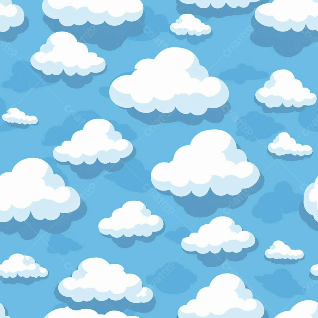 Textura céu azul com nuvens para fundo