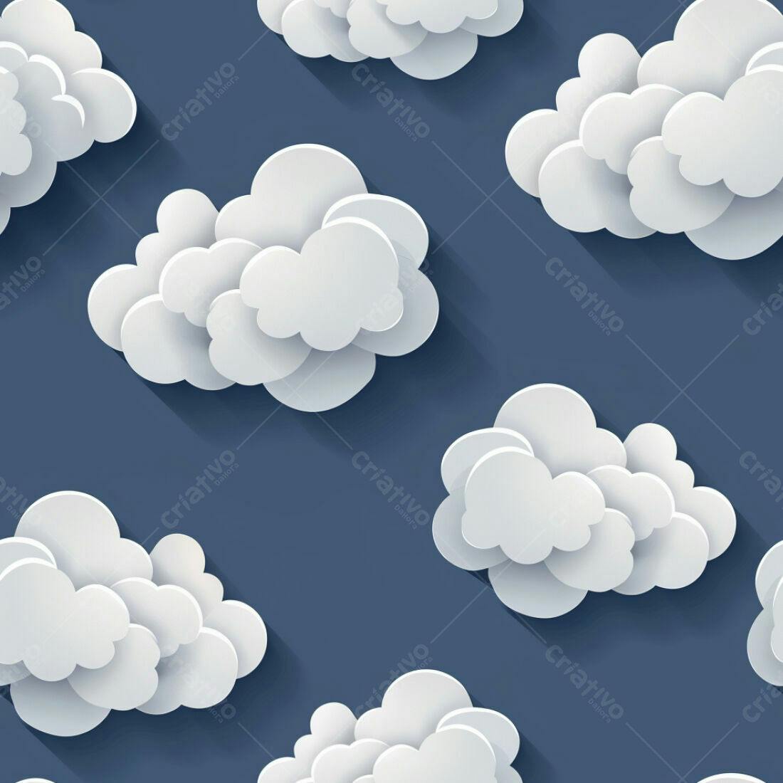 Textura Nuvem Branca para Fundo