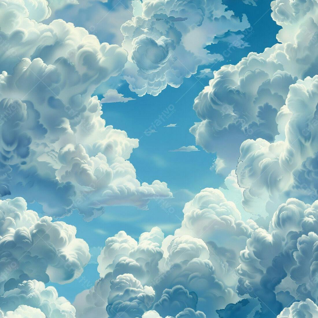 Textura Céu Nublado para Fundo