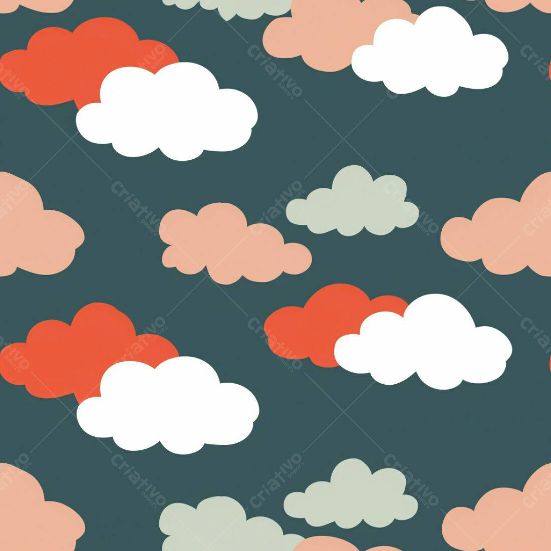 Textura Nuvens Coloridas para Fundo