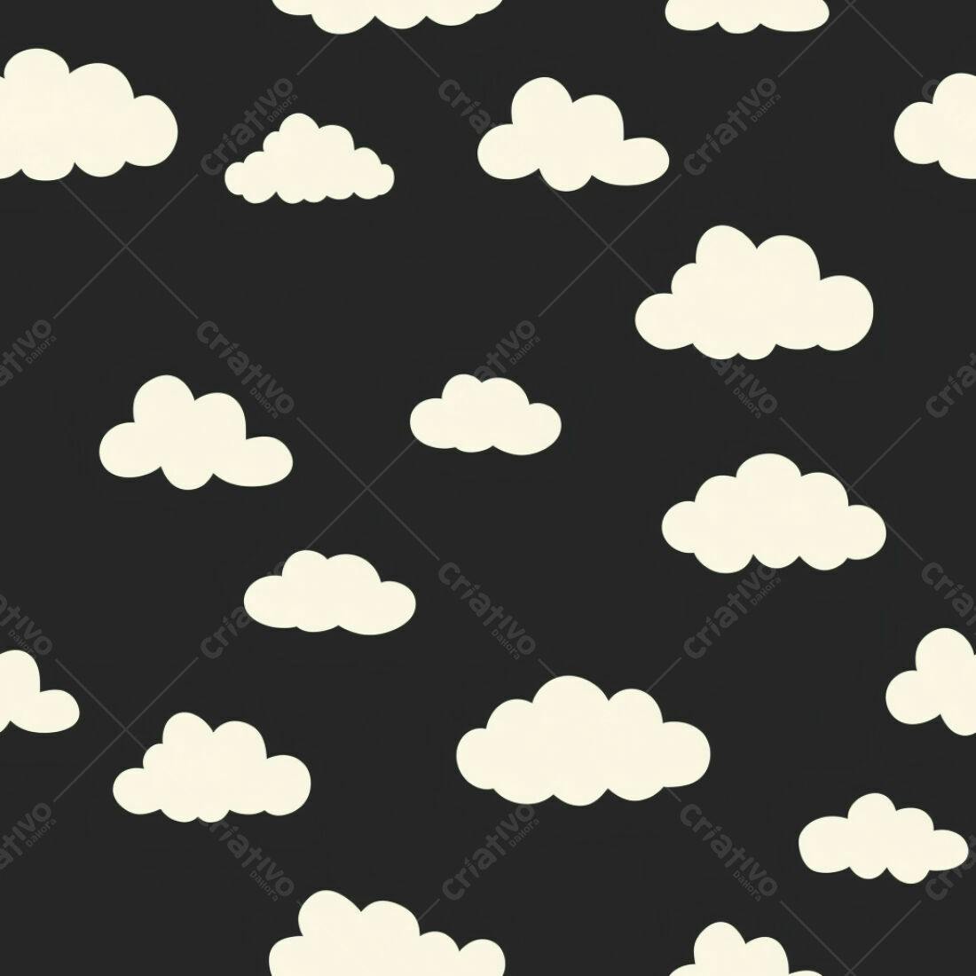 Textura Nuvens Brancas para Fundo
