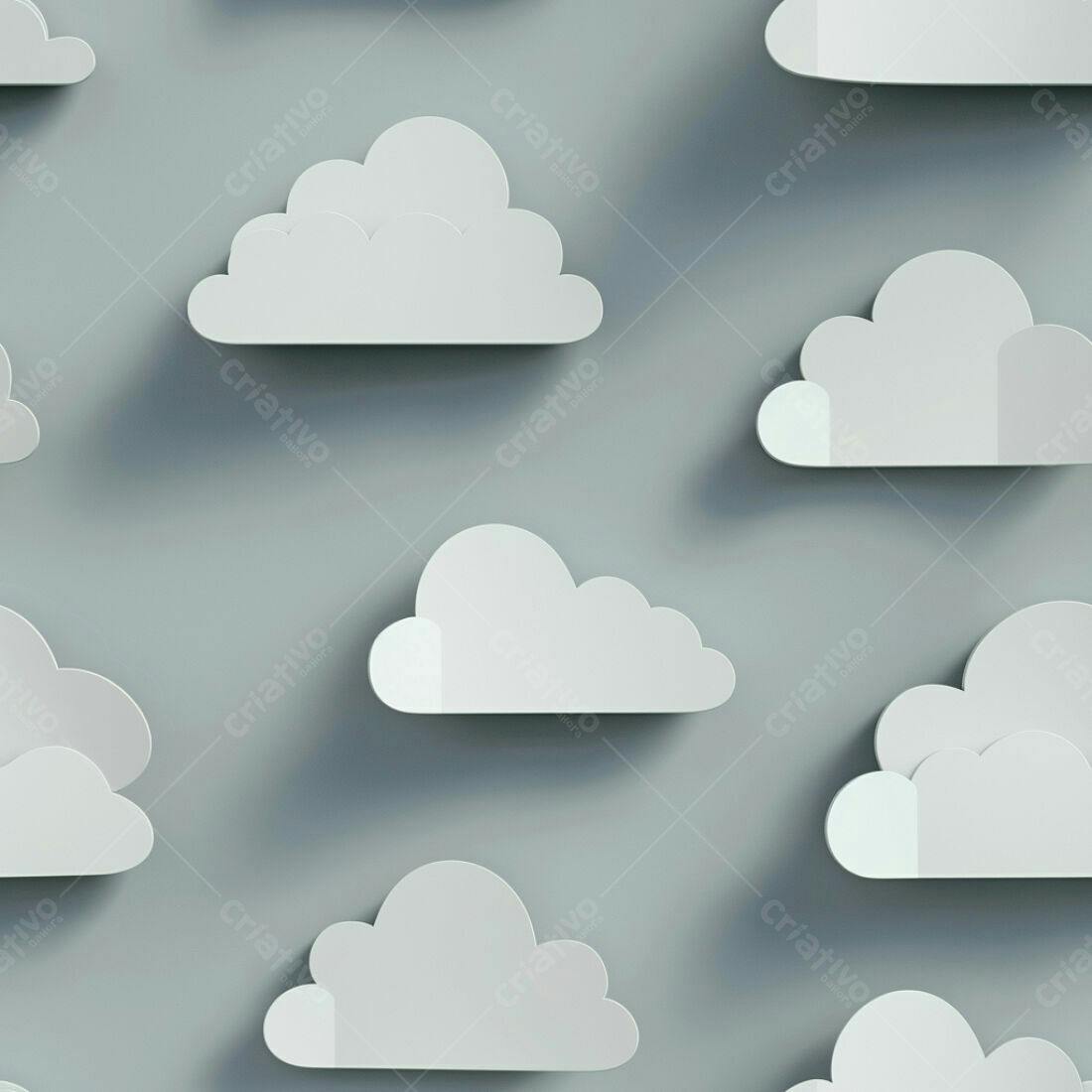 Textura Nuvem Branca para Fundo