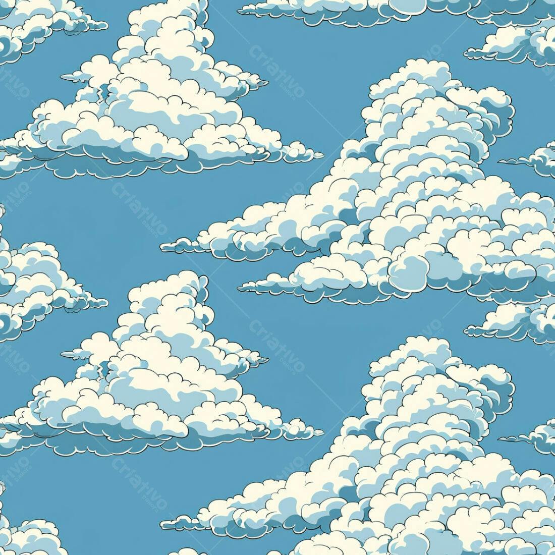 Textura Nuvens para Fundo Céu