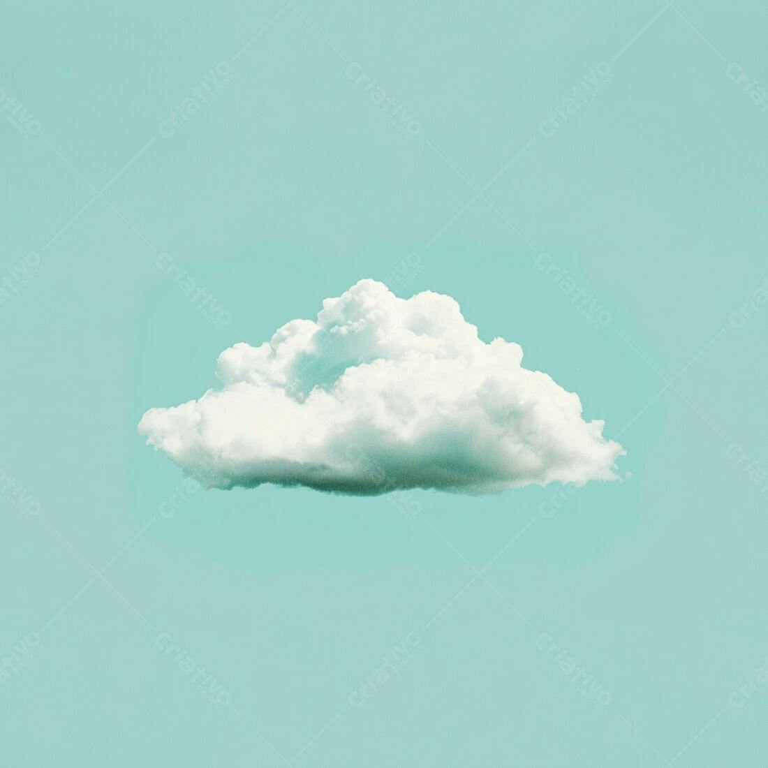 Textura Nuvem Branca para Fundo Pastel