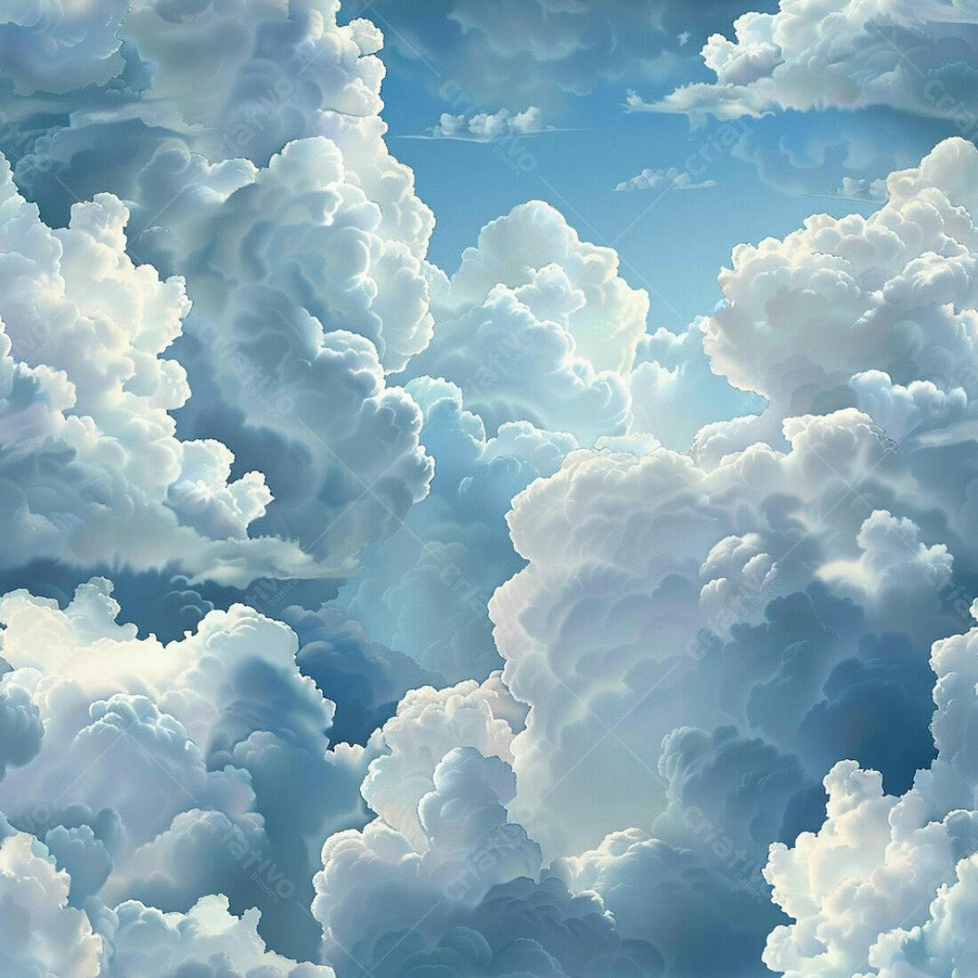 Textura Céu Nublado para Fundo