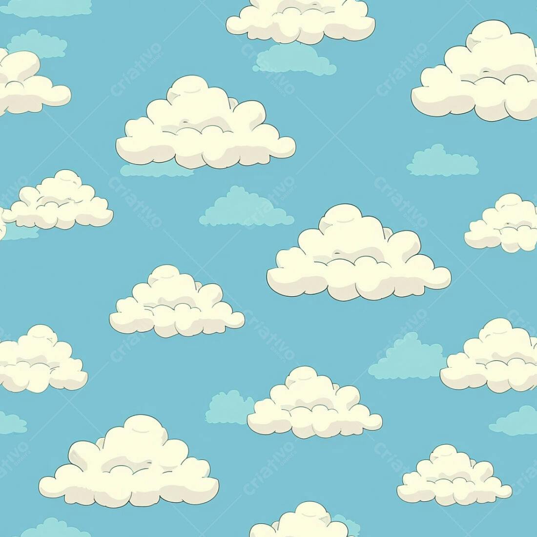 Textura Nuvens para Fundo de Desenho