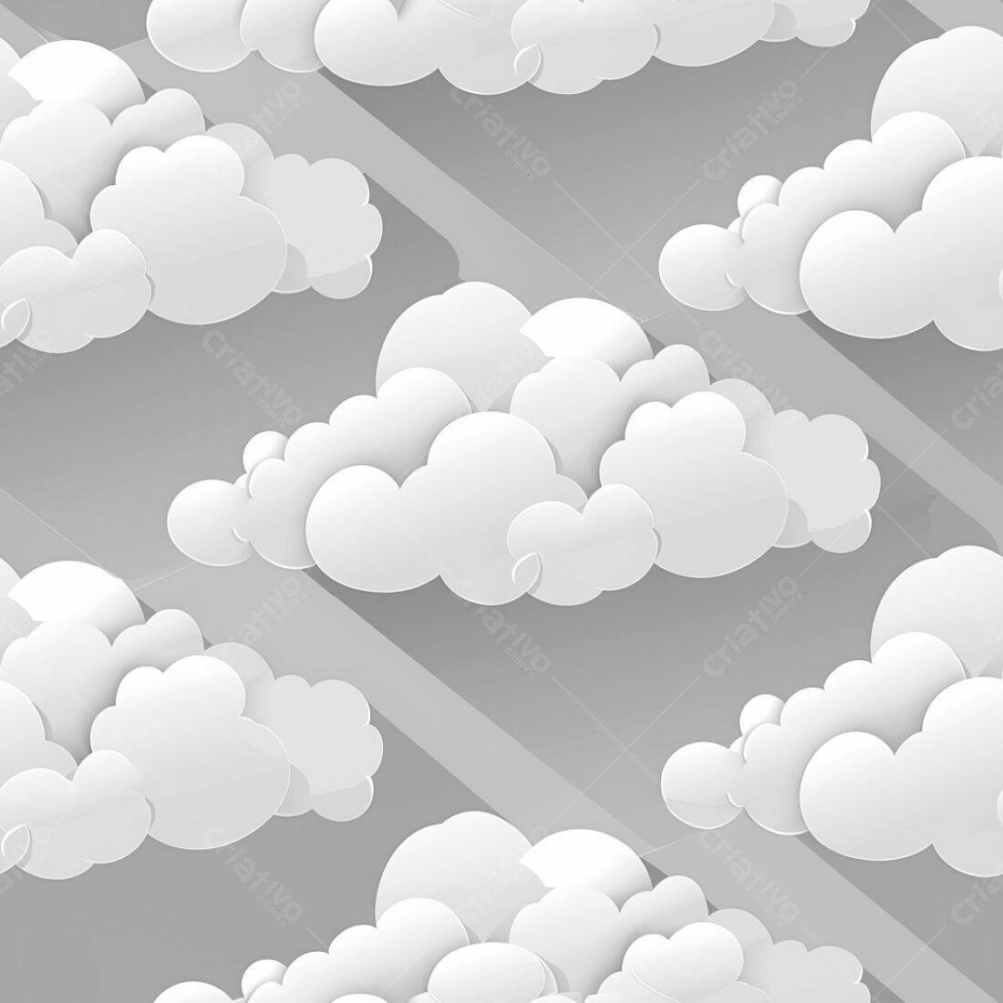 Textura Nuvens Brancas para Fundo
