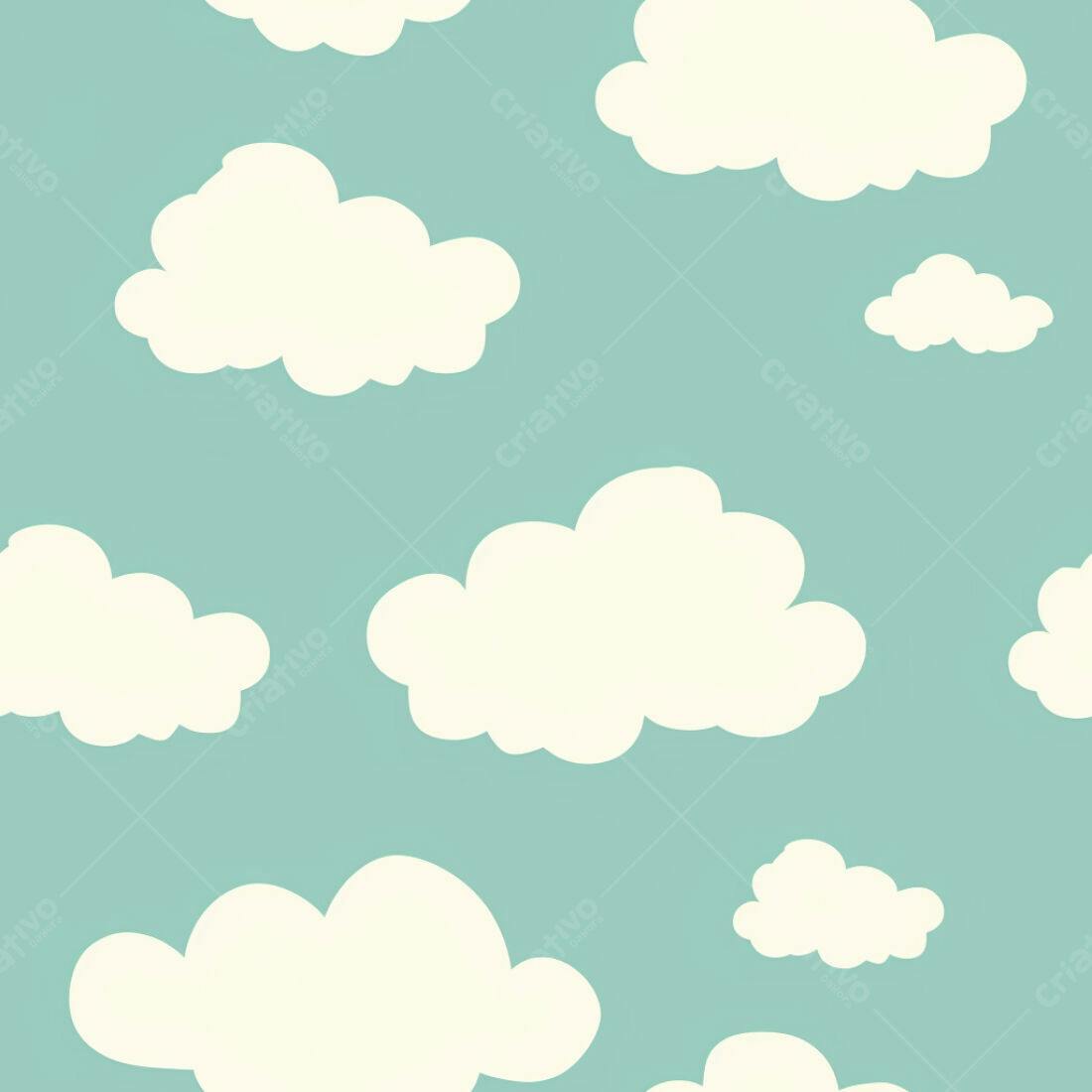 Textura Nuvens Pastel para Fundo
