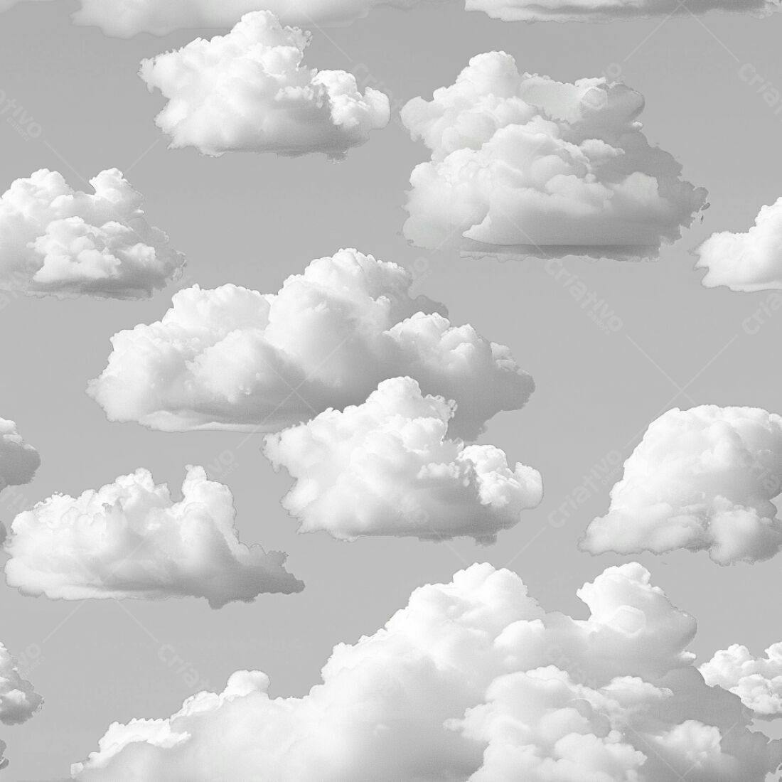 Textura Nuvens Cinza e Branca para Fundo