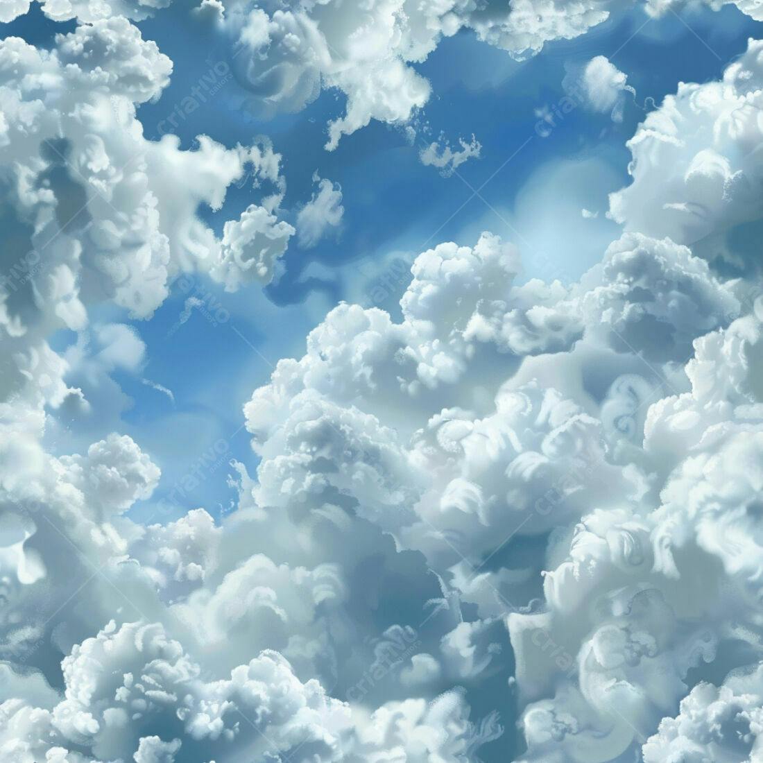 Textura Céu Nublado para Fundo